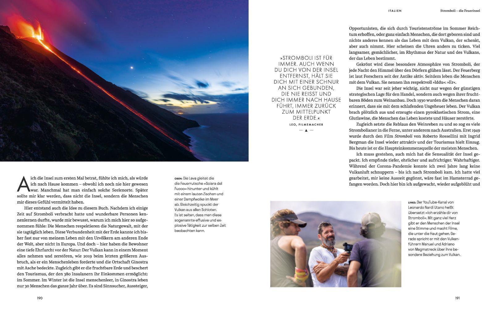 Beispielinhalt (Bild) Vulkanmenschen