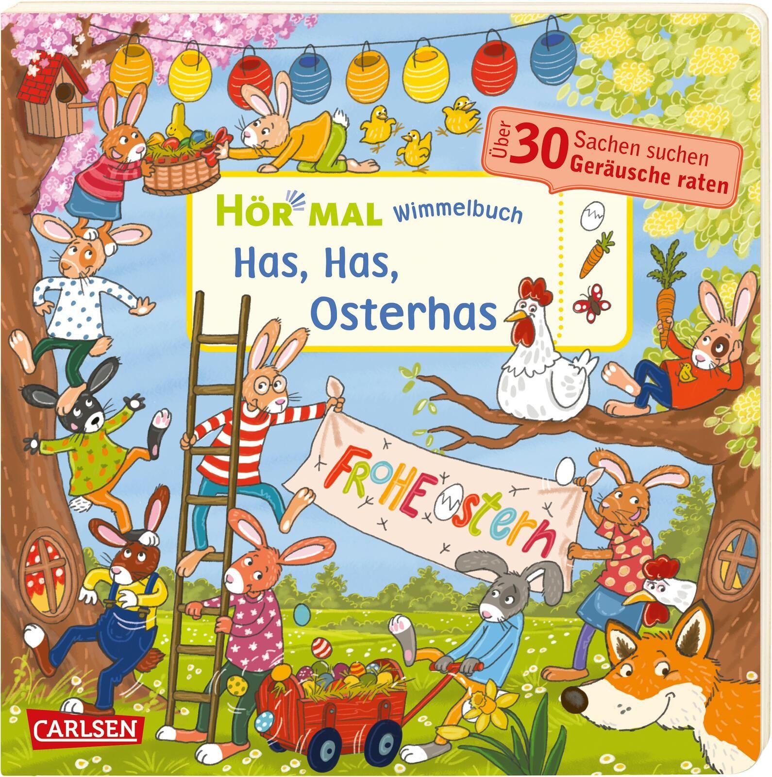 Vorderes Coverbild Hör mal (Soundbuch): Wimmelbuch: Has, Has, Osterhas