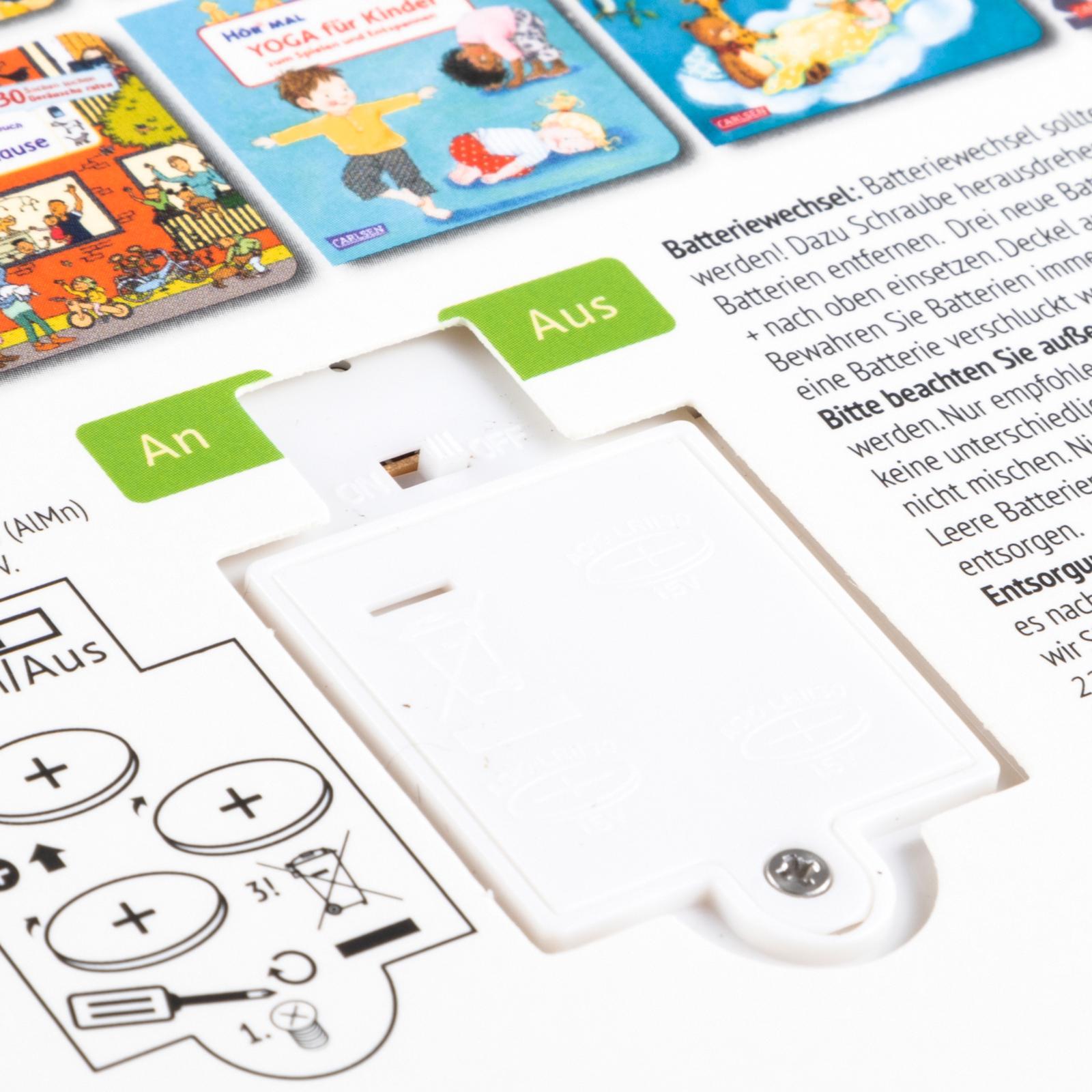 Beispielinhalt (Bild) Hör mal (Soundbuch): Wimmelbuch: Wald und Wiese