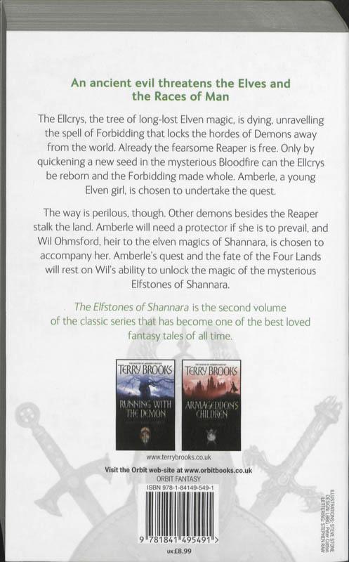 Rückseitencover The Elfstones Of Shannara