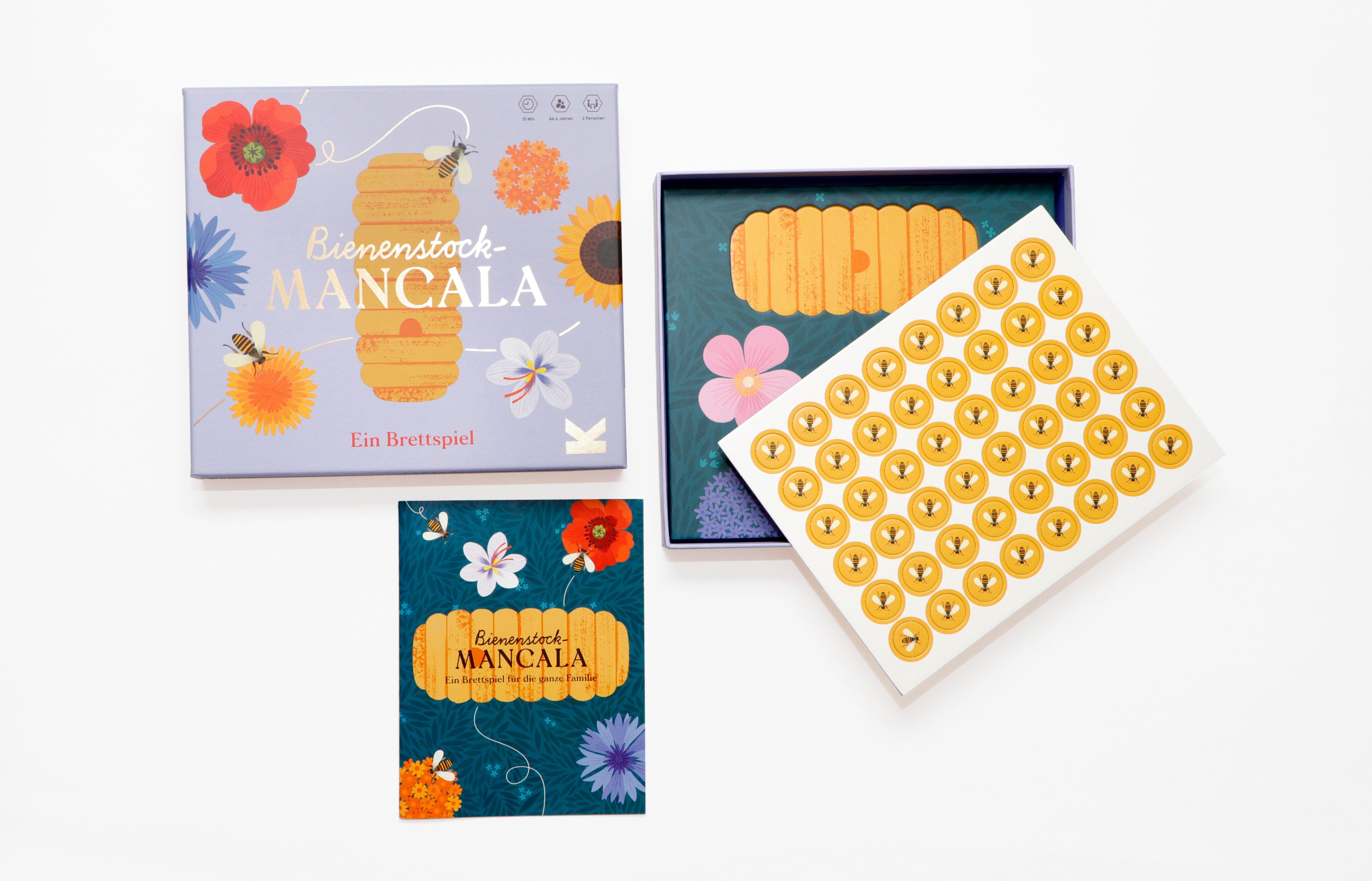 Beispielinhalt (Bild) Das Bienenstock-Mancala