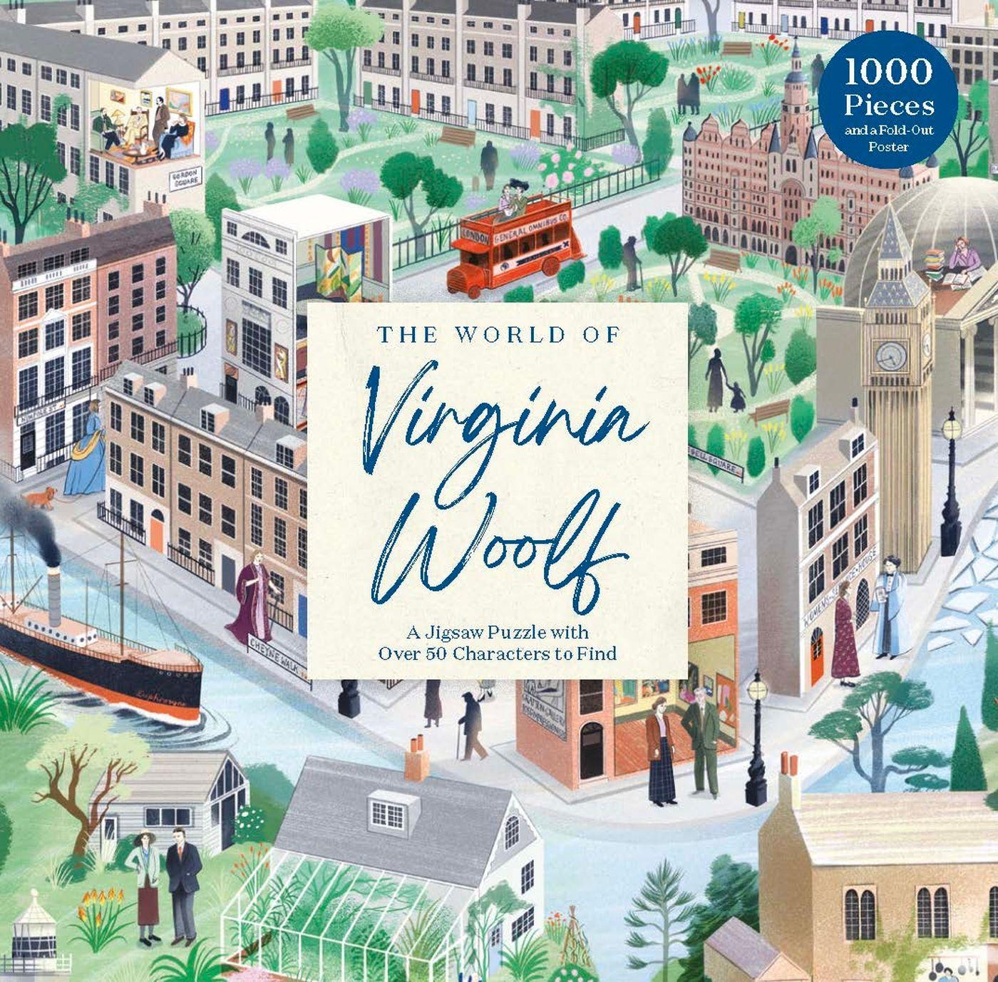 Vorderes Coverbild The The World of Virginia Woolf 1000 Piece Puzzle