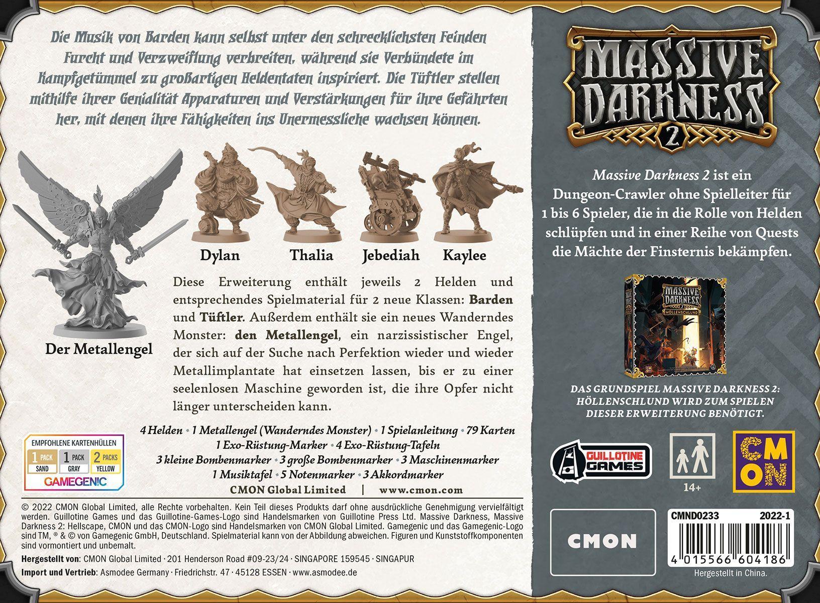 Vorderes Coverbild Massive Darkness 2 - Barden & Tüftler gegen den Metallengel