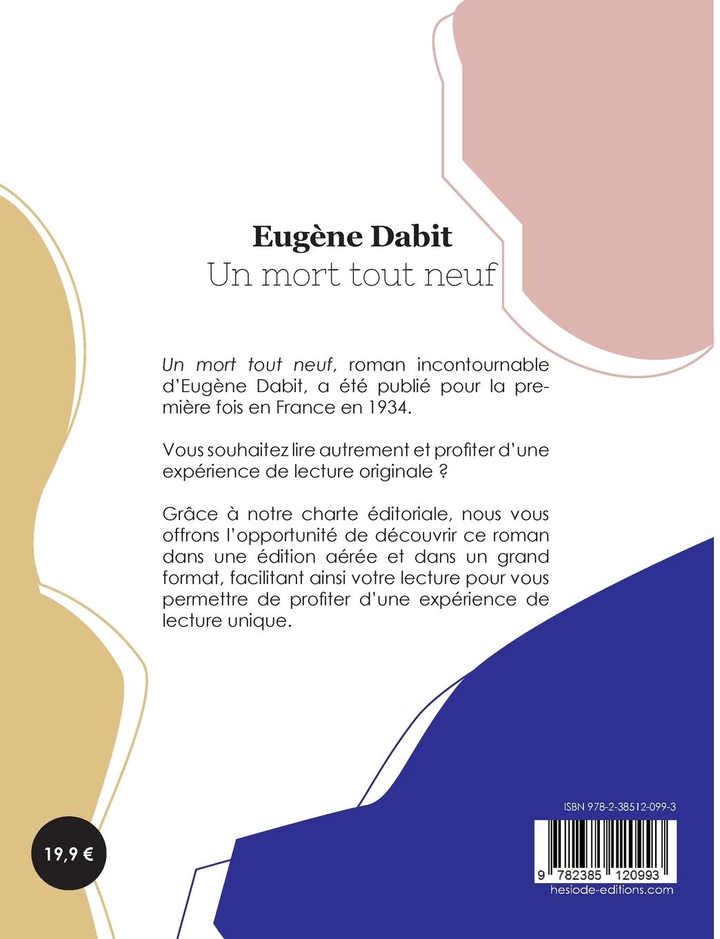 Rückseitencover Un mort tout neuf