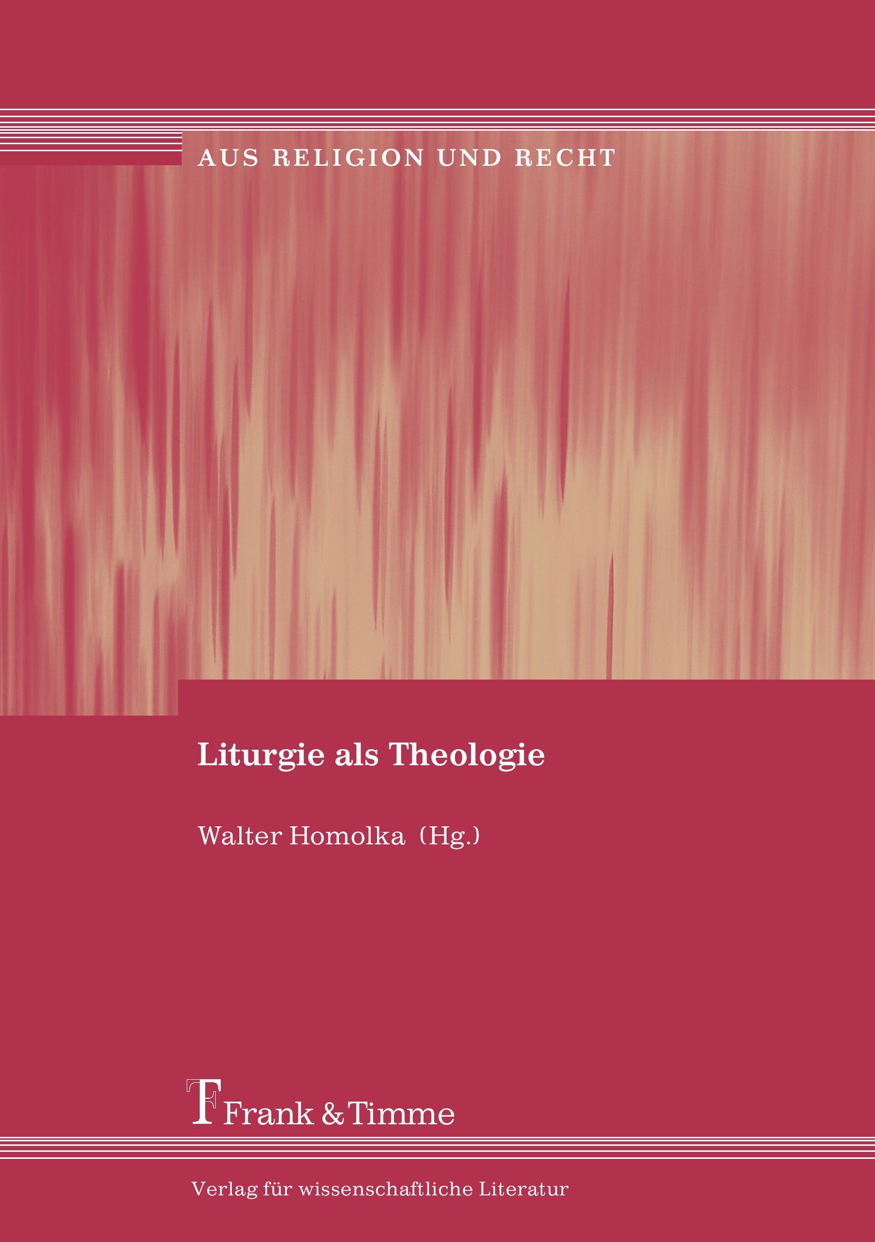Vorderes Coverbild Liturgie als Theologie