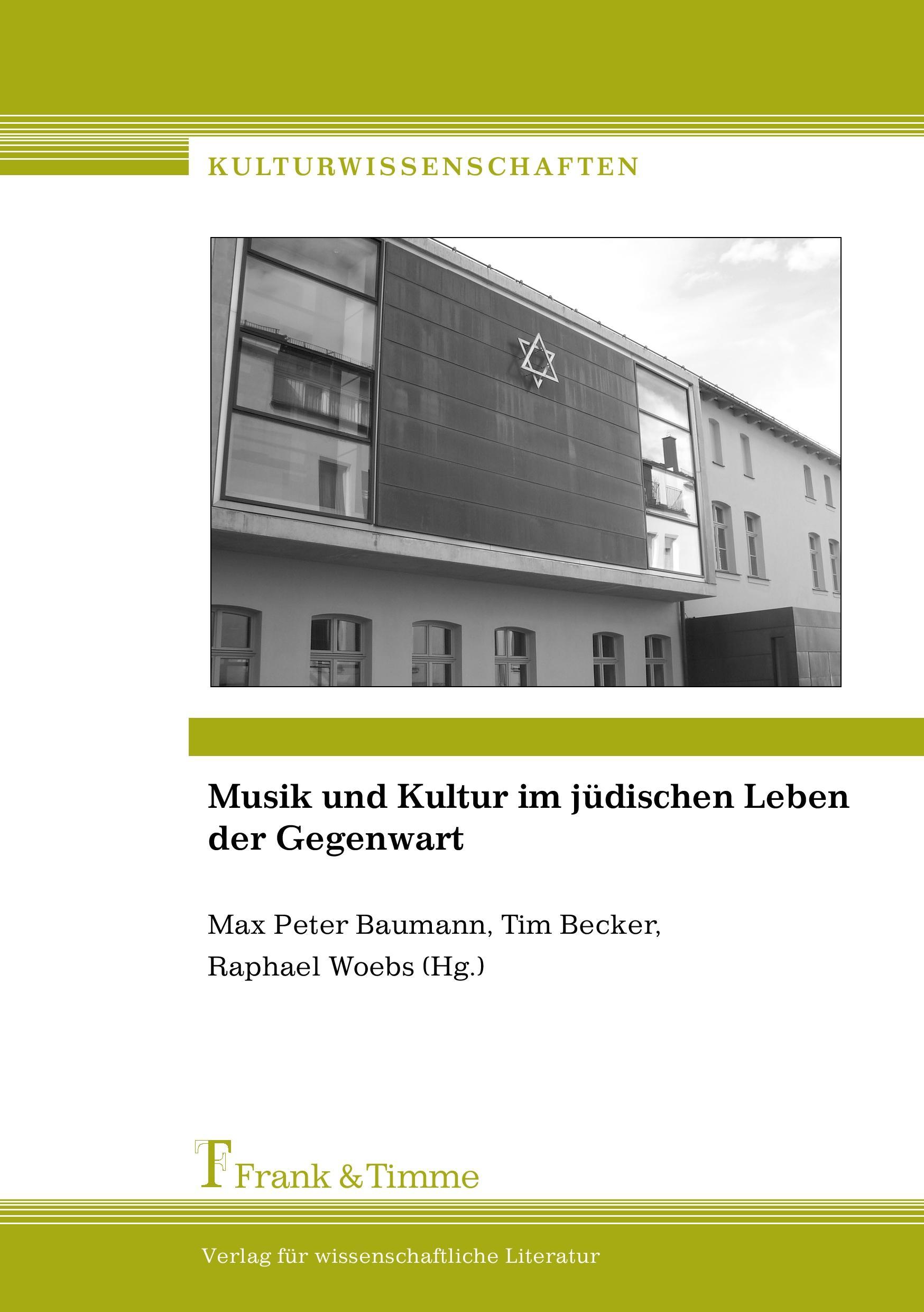 Vorderes Coverbild Musik und Kultur im jüdischen Leben der Gegenwart