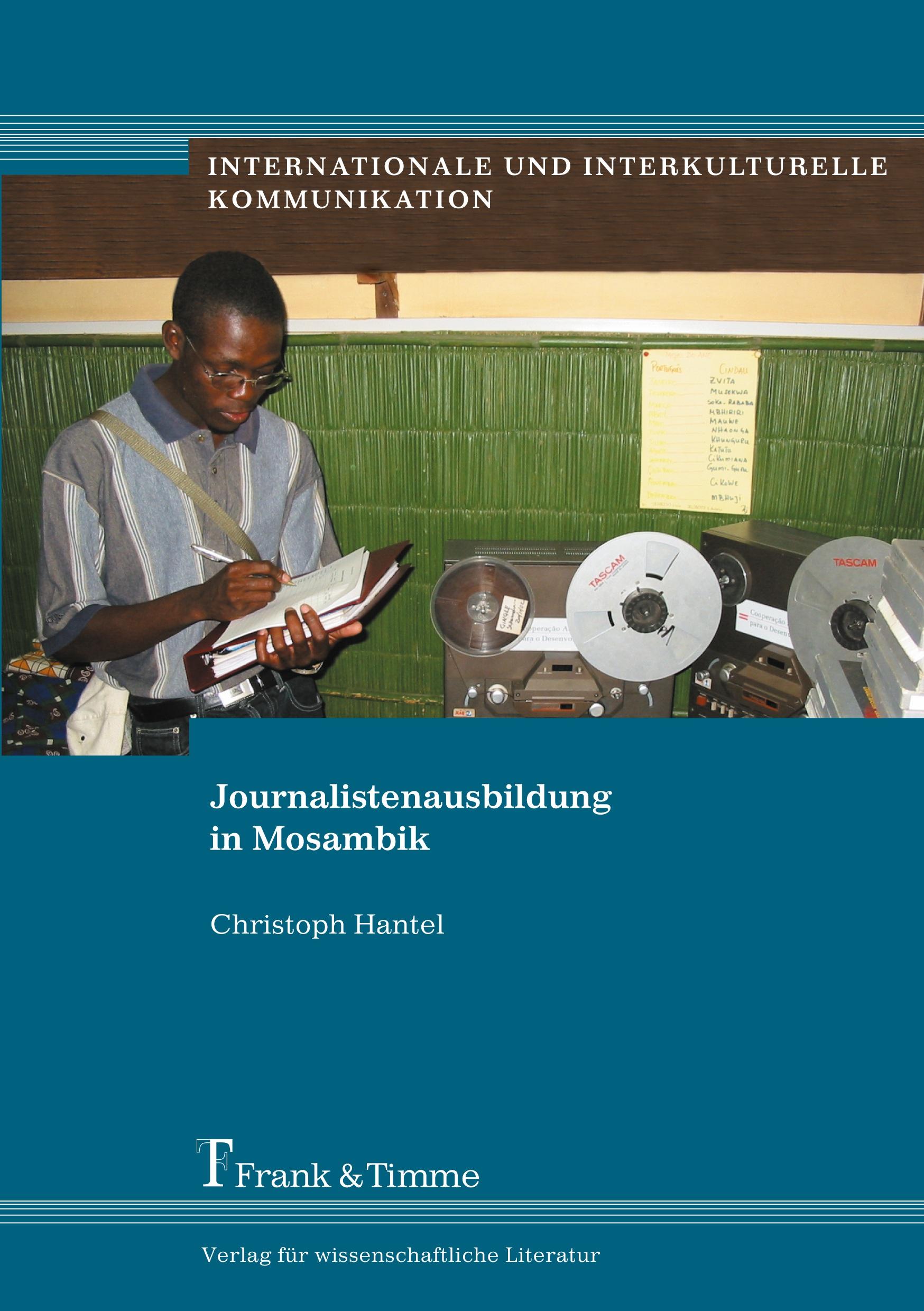 Vorderes Coverbild Journalistenausbildung in Mosambik