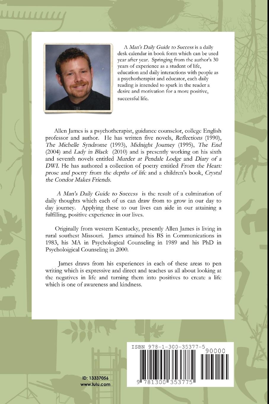 Rückseitencover A Man's Daily Guide to Success - Paperback