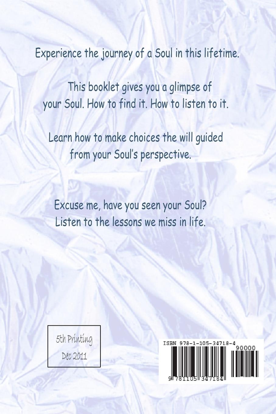 Rückseitencover Excuse Me, Have You Seen Your Soul?