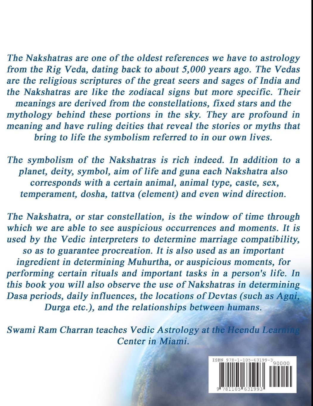 Rückseitencover Nakshatra Mala Handbook