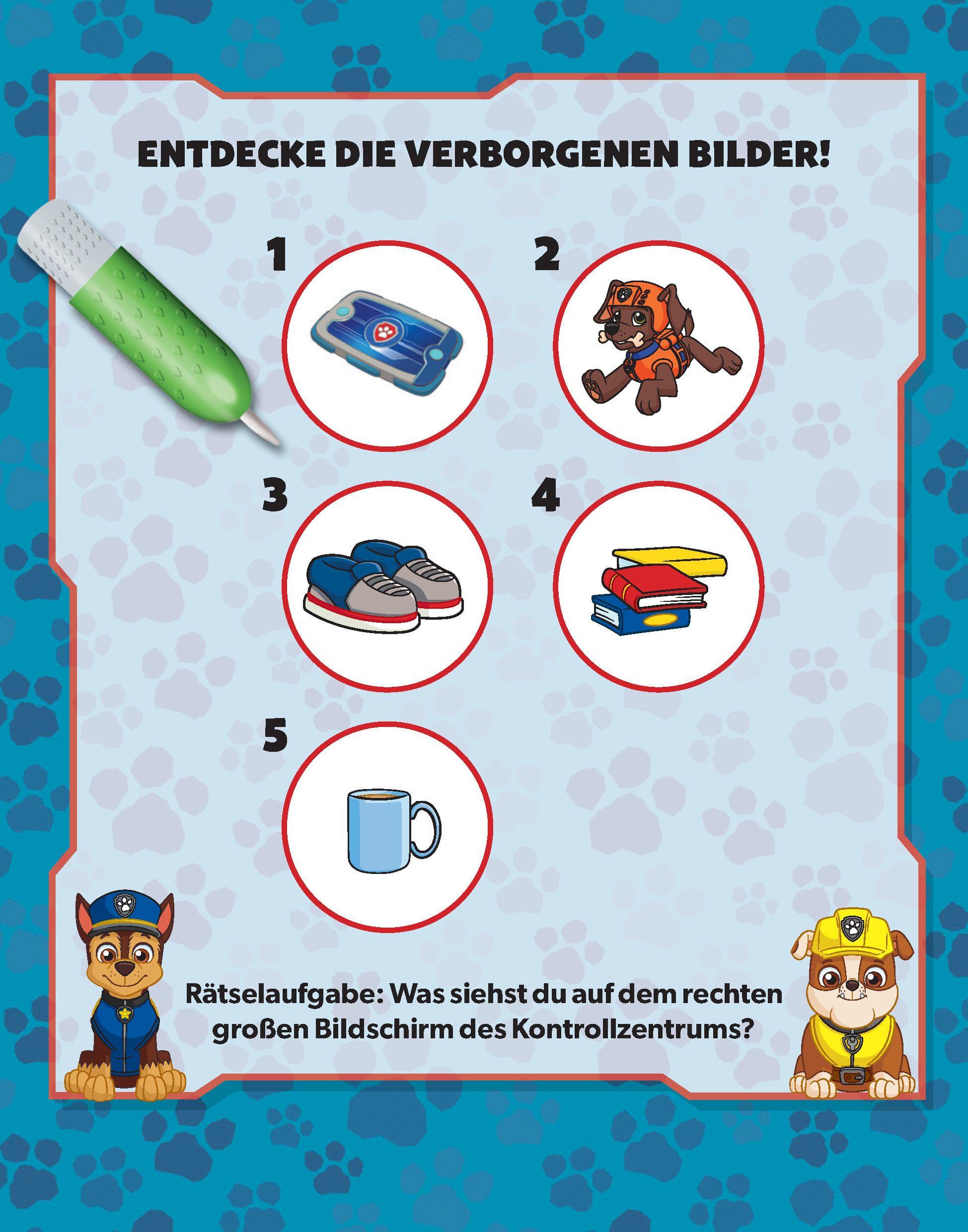 Beispielinhalt (Bild) PAW Patrol Wasserzauber - einfach mit Wasser malen