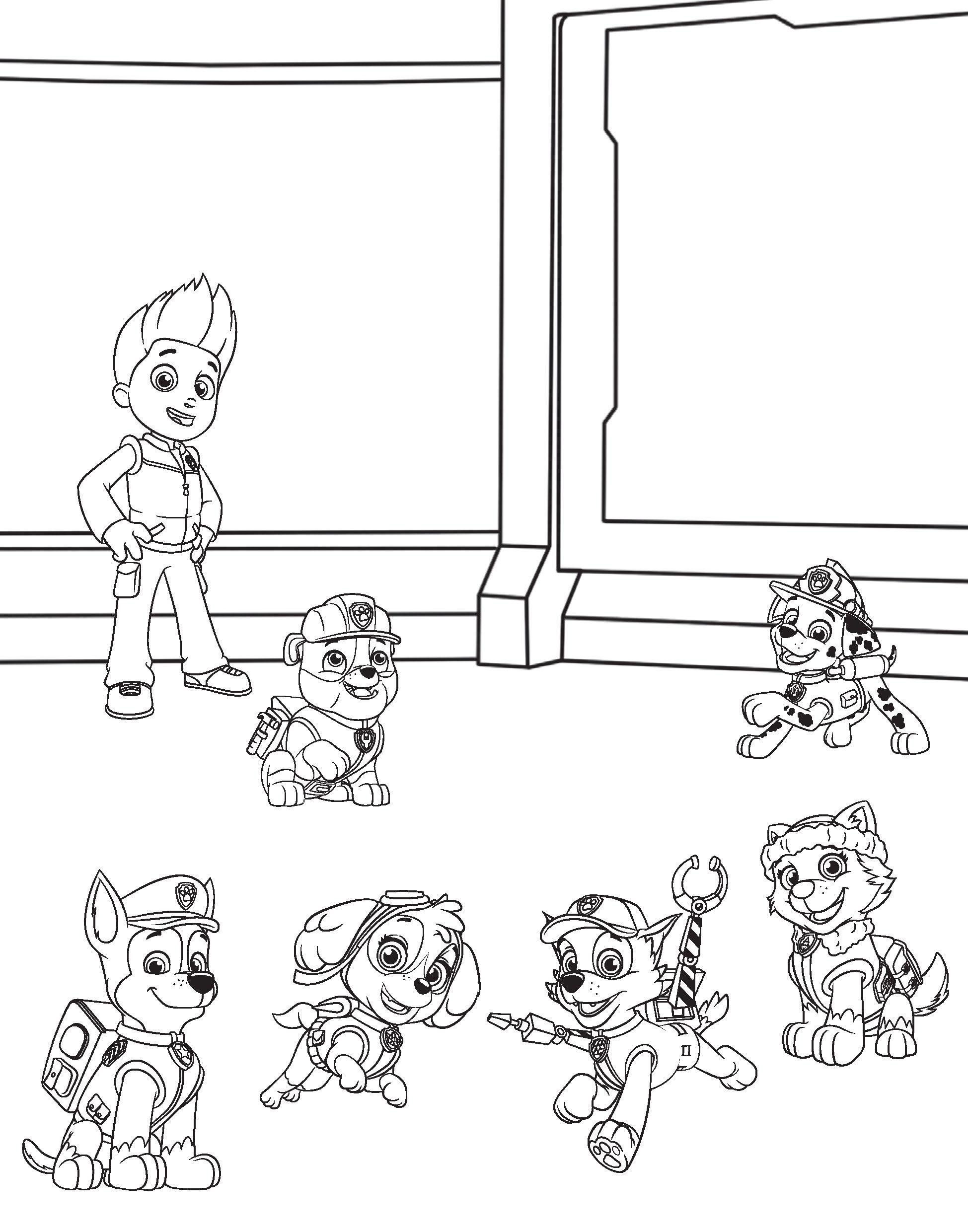 Beispielinhalt (Bild) PAW Patrol Wasserzauber - einfach mit Wasser malen