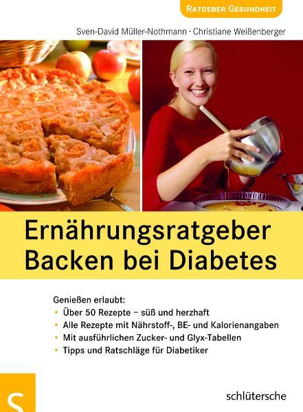 Vorderes Coverbild Ernährungsratgeber Backen bei Diabetes