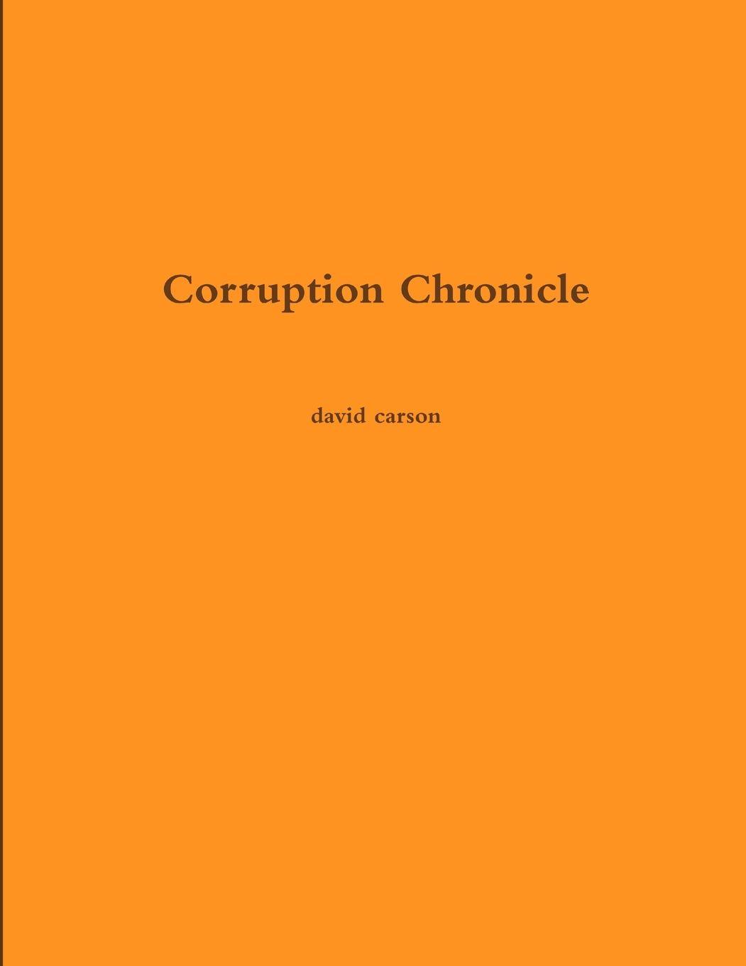 Vorderes Coverbild Corruption Chronicle