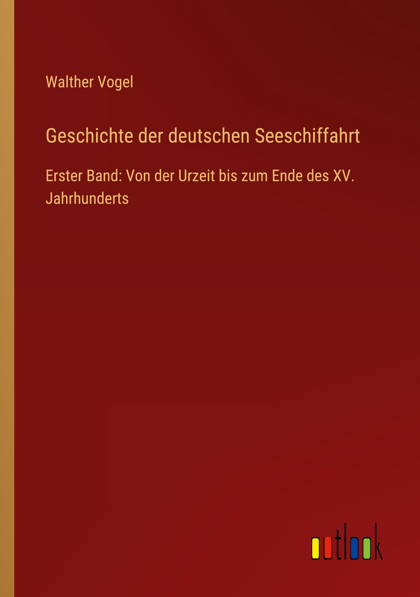 Vorderes Coverbild Geschichte der deutschen Seeschiffahrt