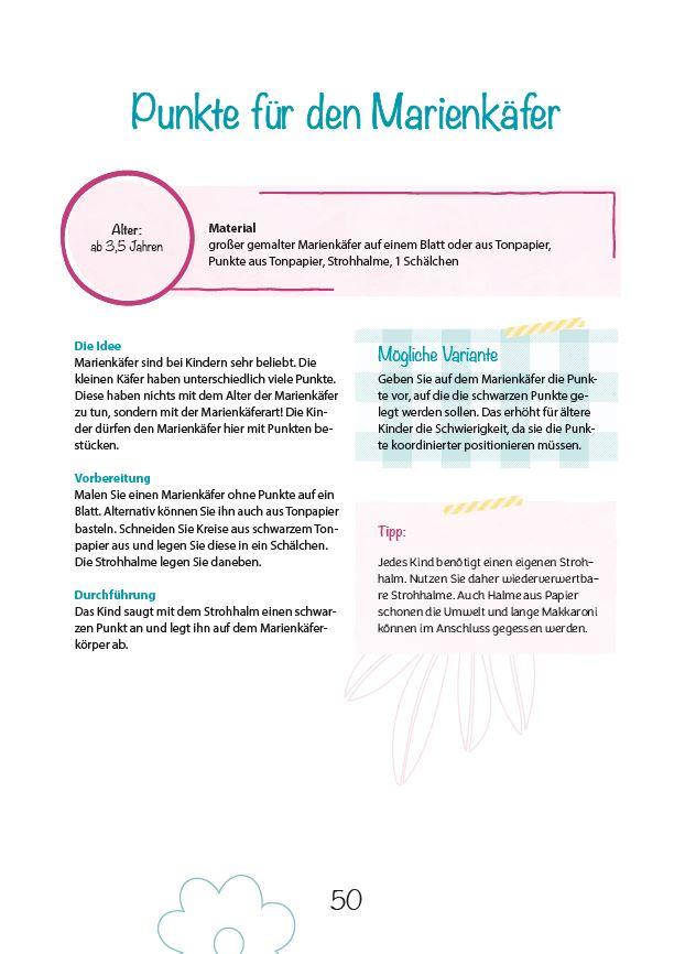 Beispielinhalt (Bild) Aktionstabletts für die Kita