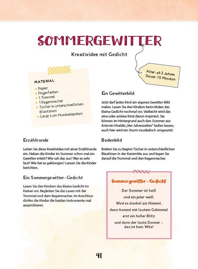 Beispielinhalt (Bild) Die schönsten Morgenkreisideen für Krippenkinder