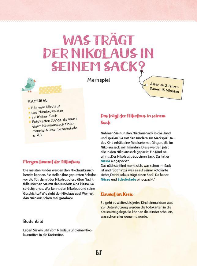 Beispielinhalt (Bild) Die schönsten Morgenkreisideen für Krippenkinder