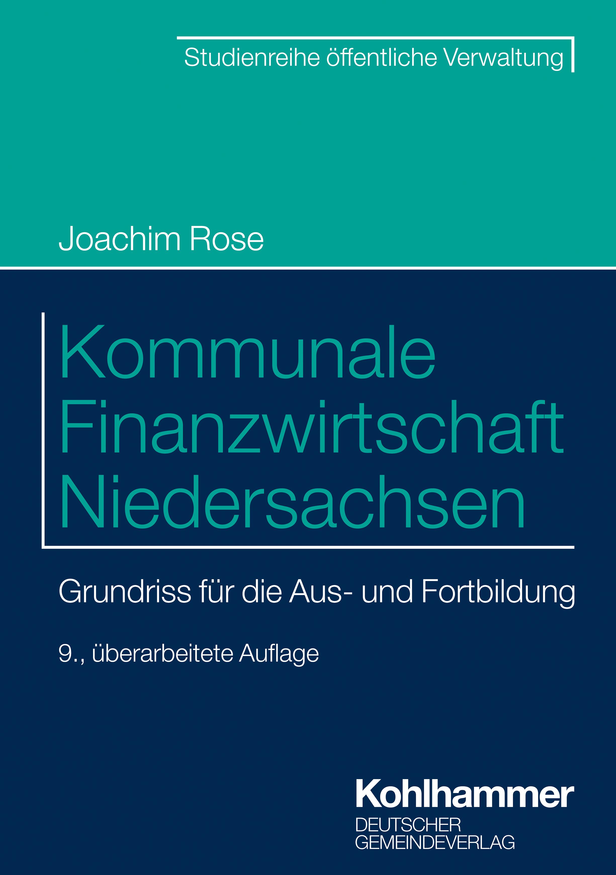 Vorderes Coverbild Kommunale Finanzwirtschaft Niedersachsen