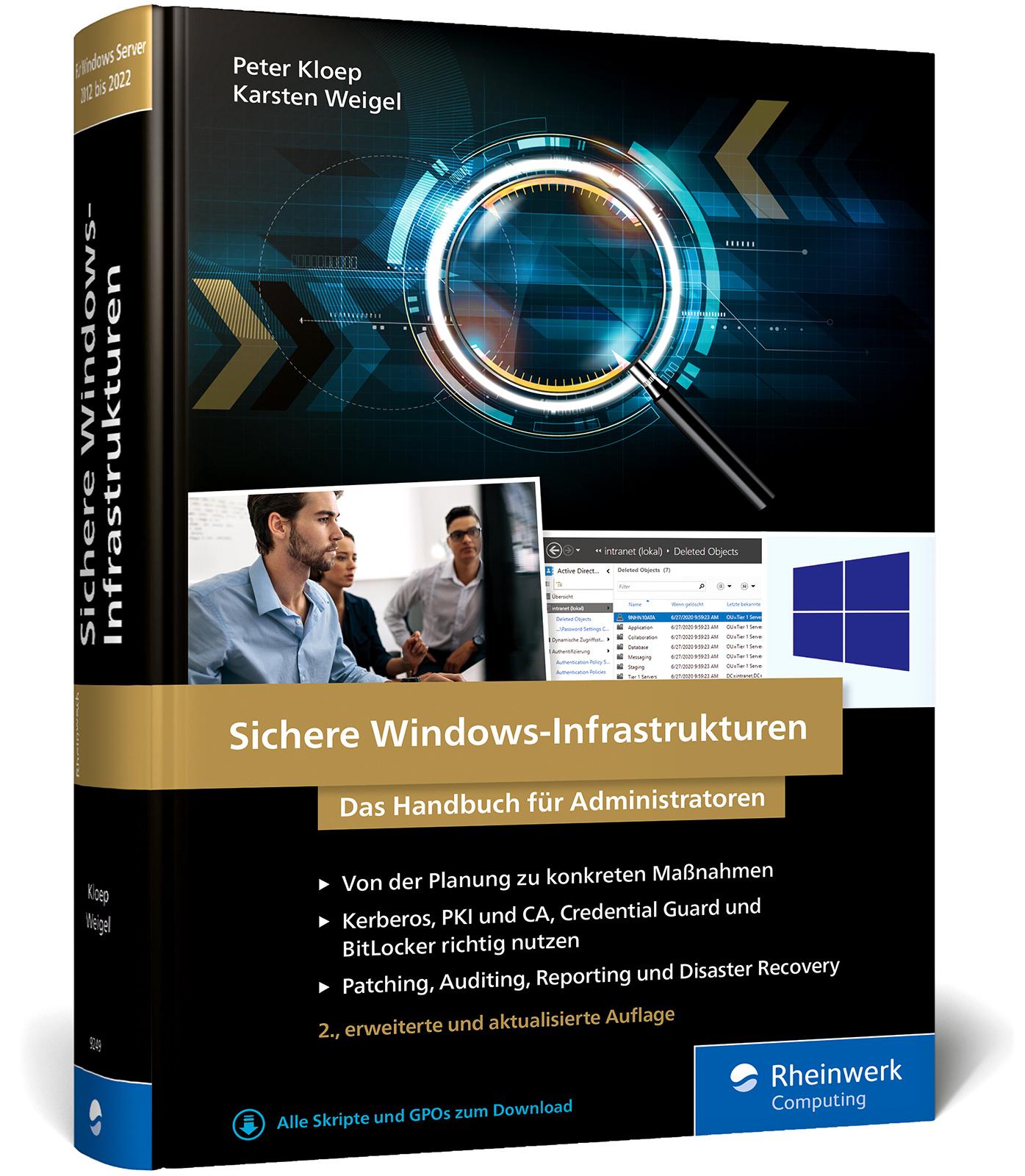 Vorderes Coverbild Sichere Windows-Infrastrukturen