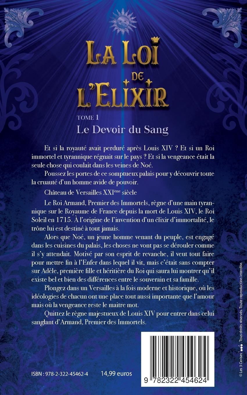 Rückseitencover La Loi de l'Elixir