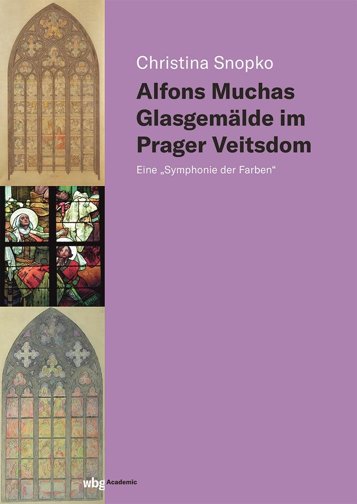 Vorderes Coverbild Alfons Muchas Glasgemälde im Prager Veitsdom