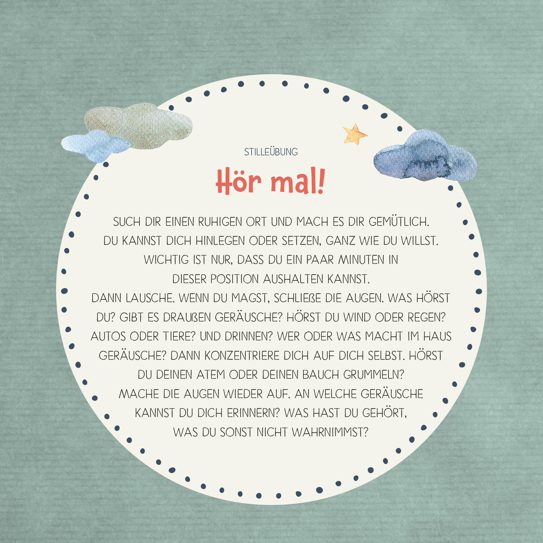 Beispielinhalt (Bild) Mit Segen, Herz und Hand