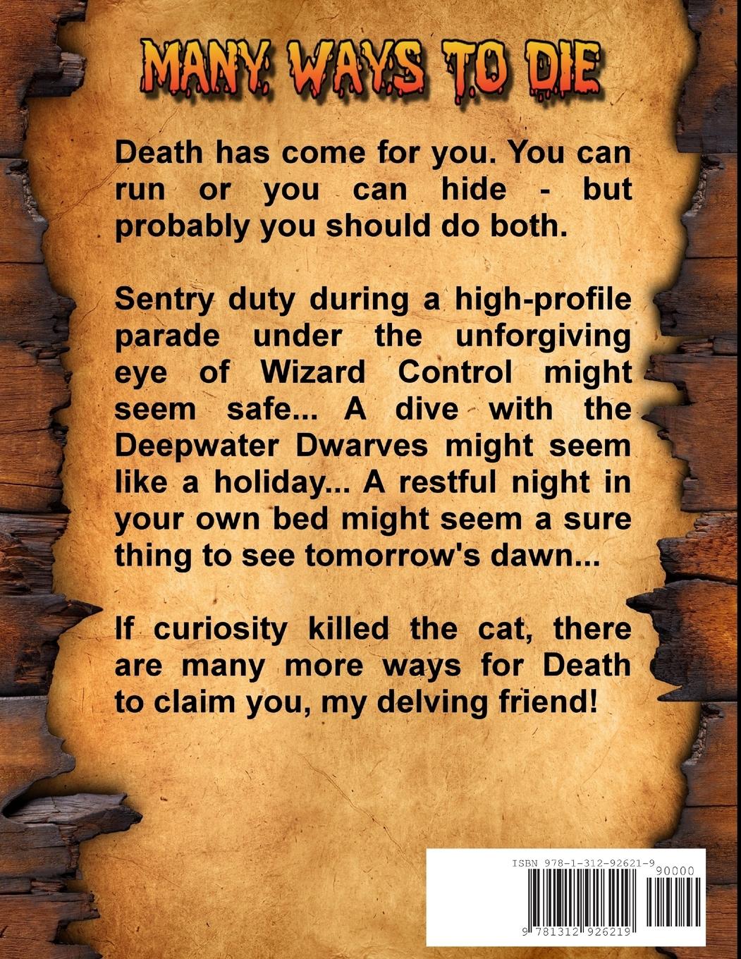 Rückseitencover Many Ways To Die