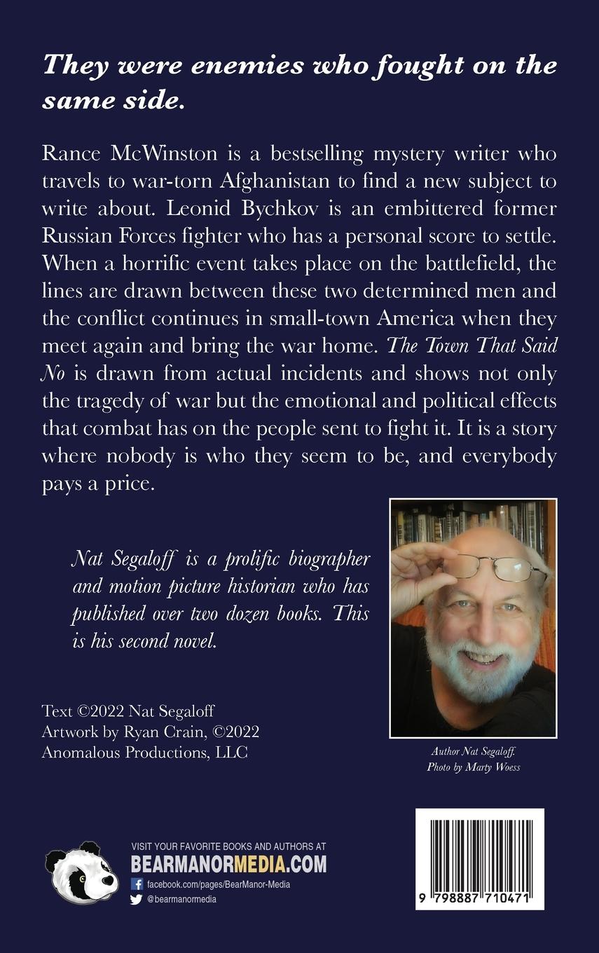 Rückseitencover The Town That Said No (hardback)