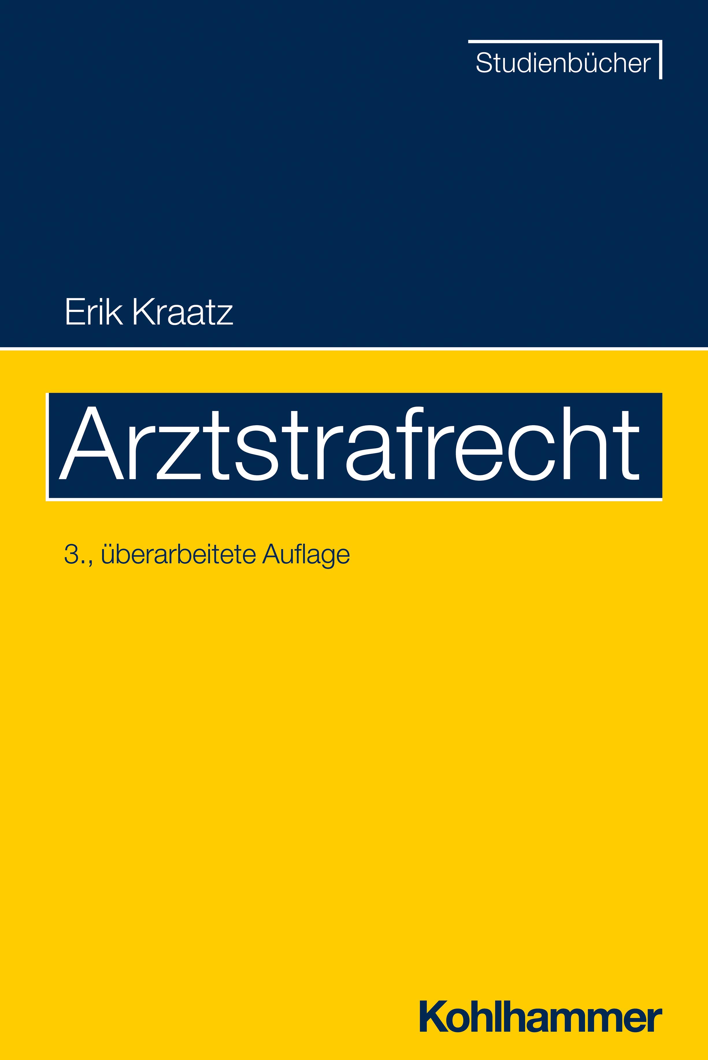 Vorderes Coverbild Arztstrafrecht