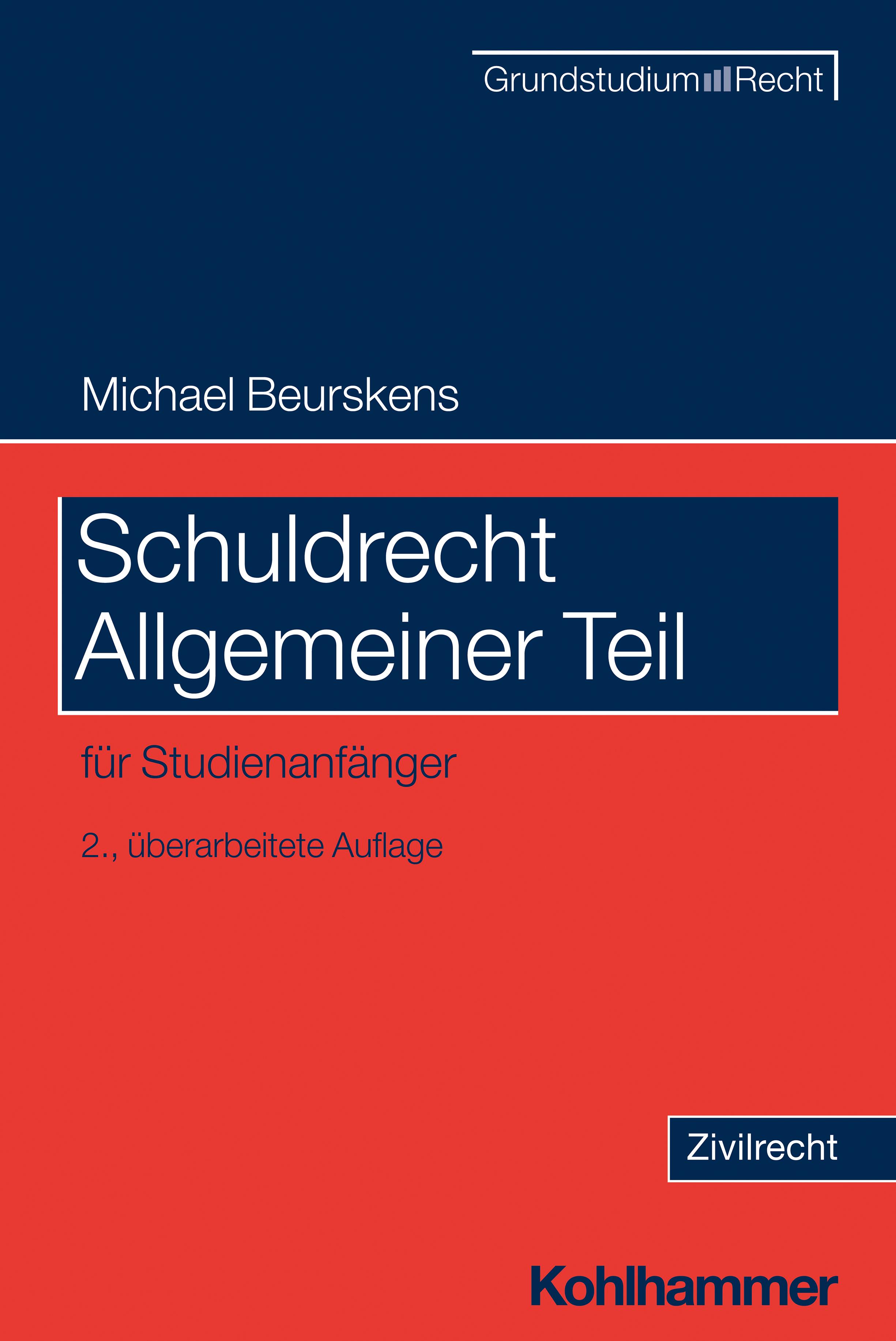 Vorderes Coverbild Schuldrecht Allgemeiner Teil
