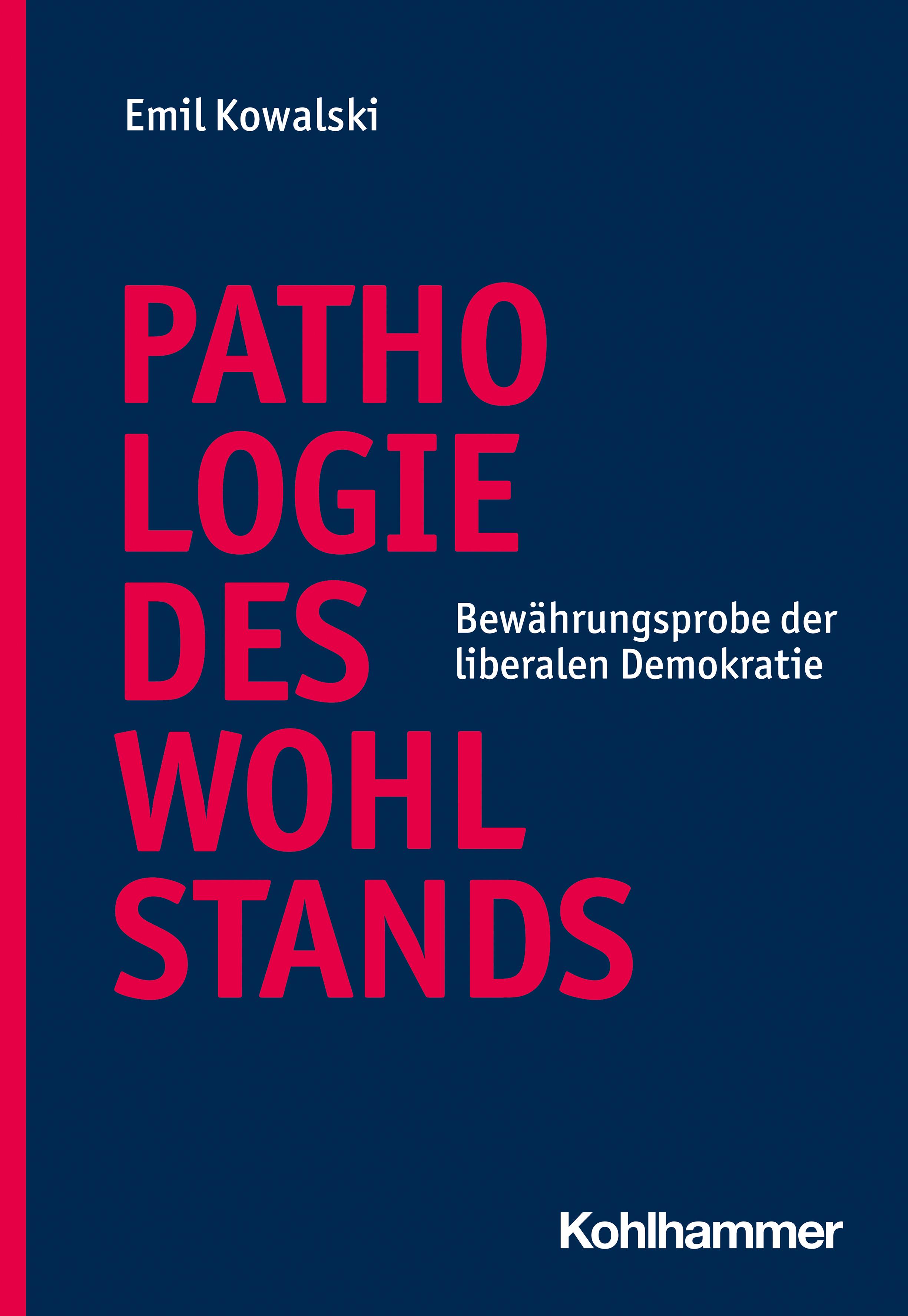 Vorderes Coverbild Pathologie des Wohlstands