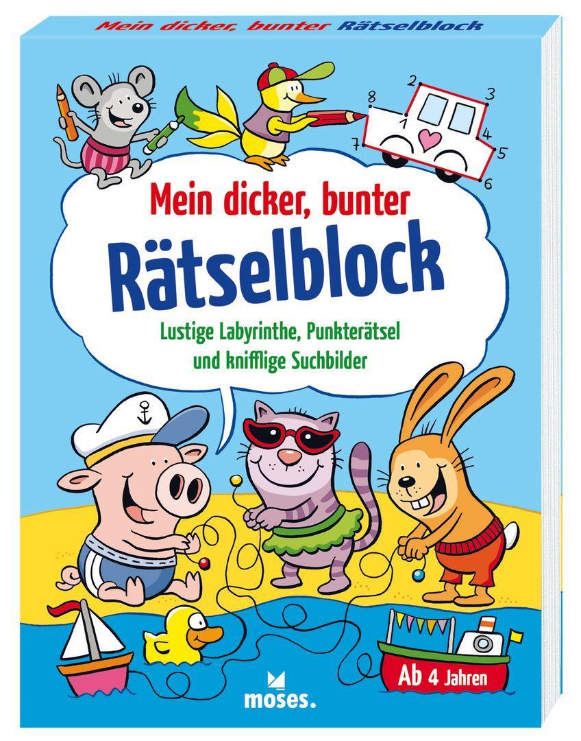 Vorderes Coverbild Mein dicker, bunter Rätselblock