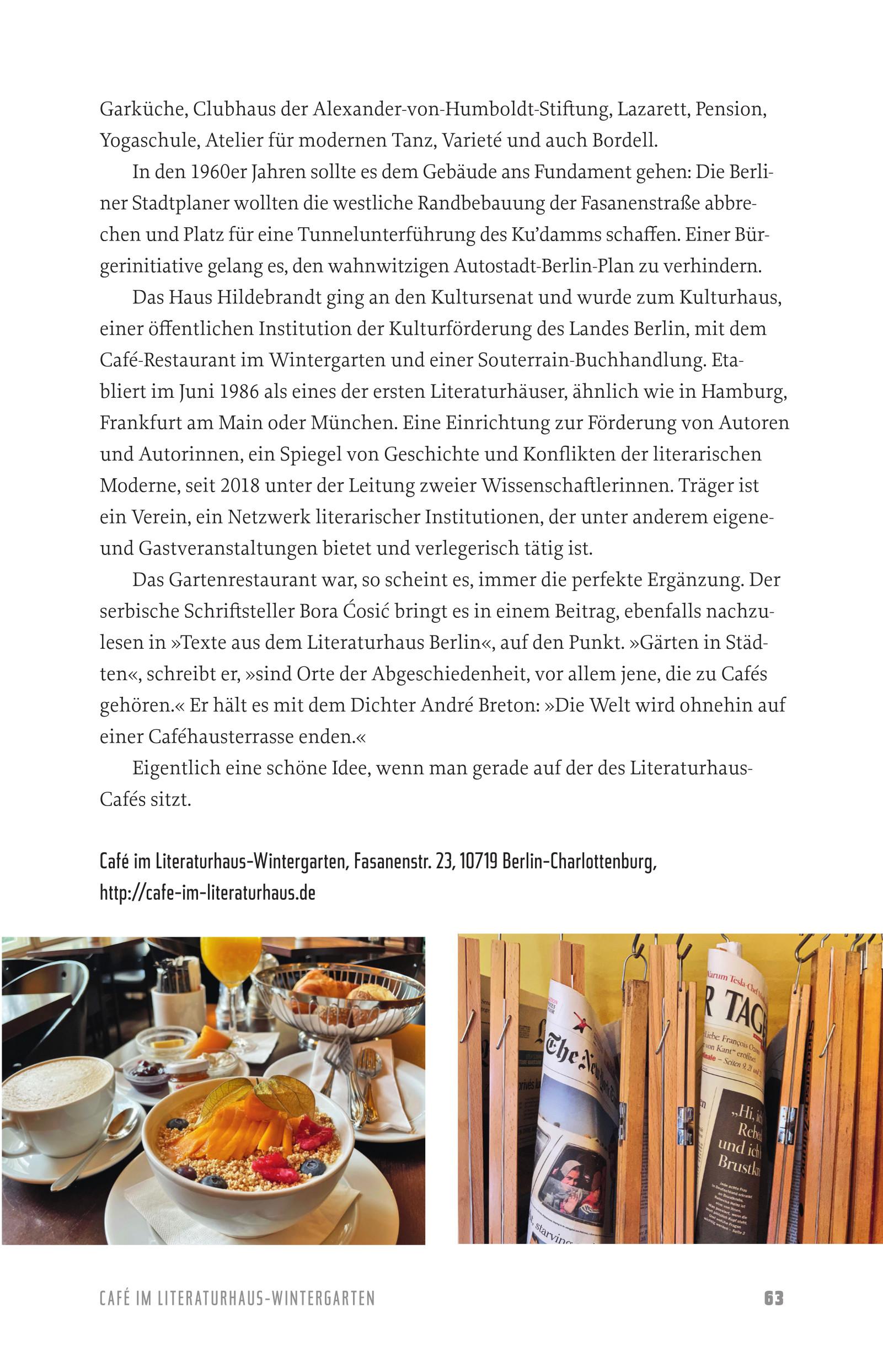 Beispielinhalt (Bild) Stadtoasen in Berlin