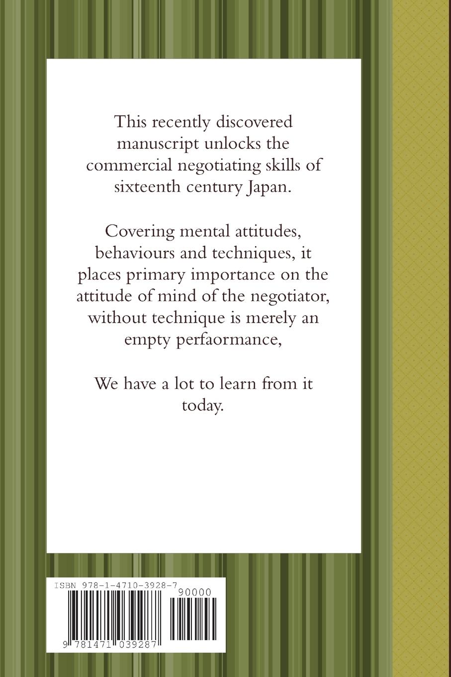 Rückseitencover On Good and Bad Negotiating