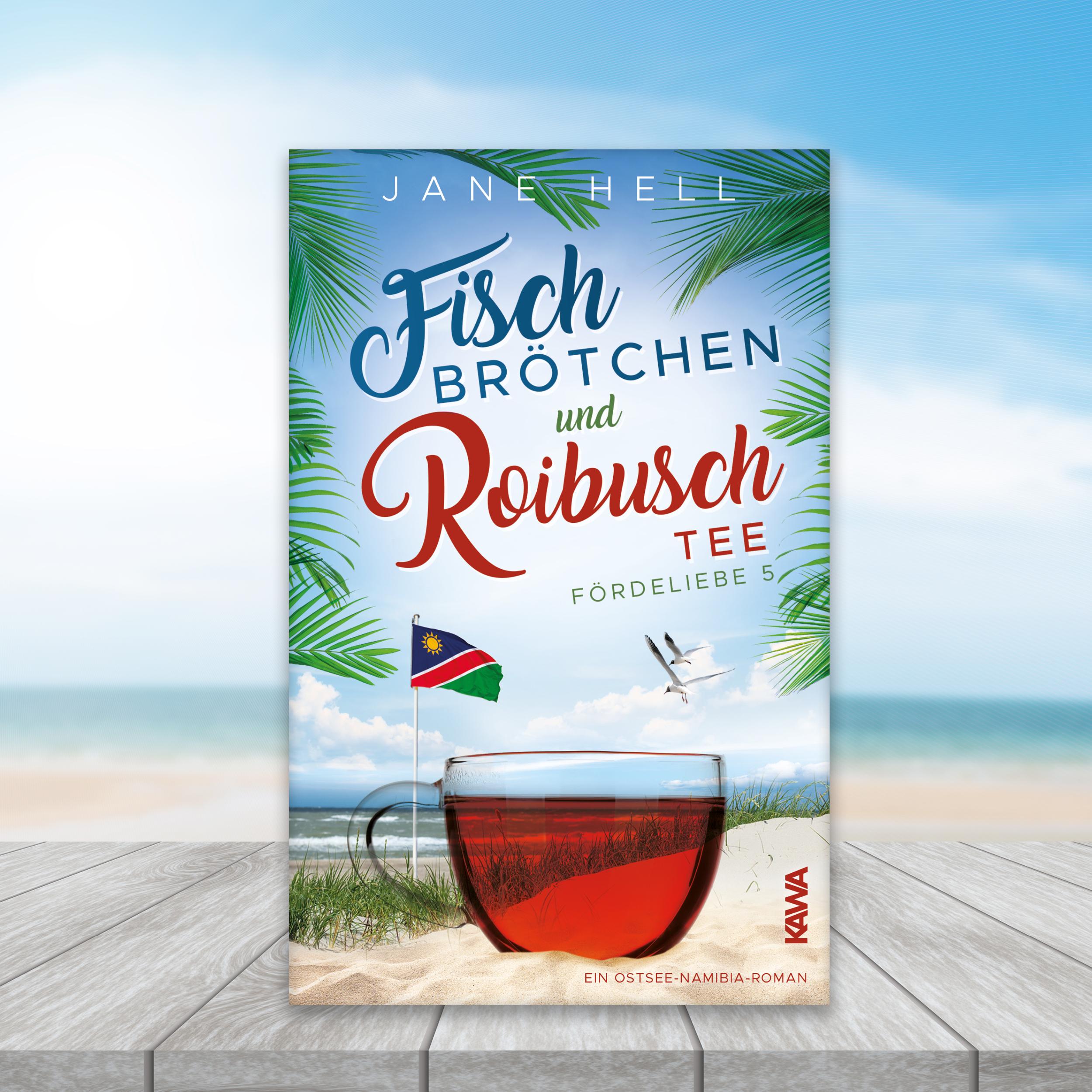 Beispielinhalt (Bild) Fischbrötchen und Roibuschtee