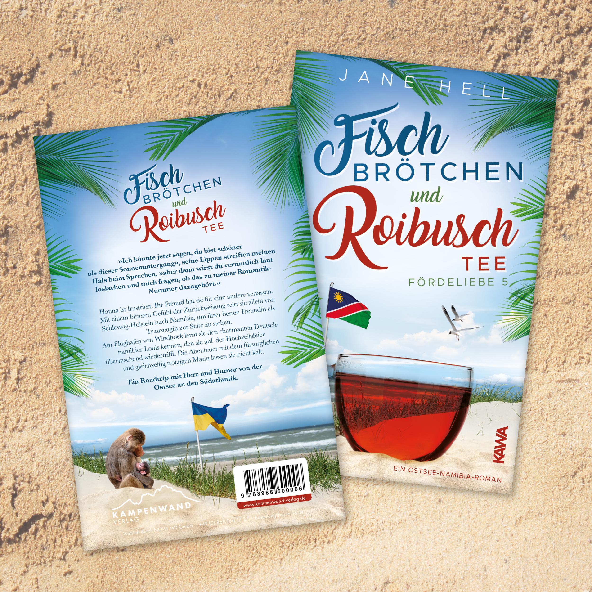 Beispielinhalt (Bild) Fischbrötchen und Roibuschtee