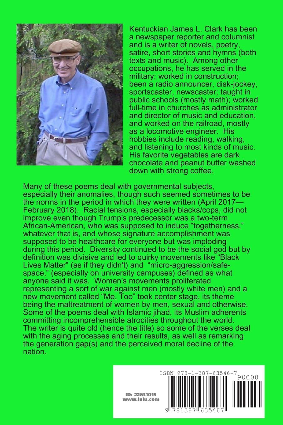 Rückseitencover LONG-IN-TOOTH & Other Poems