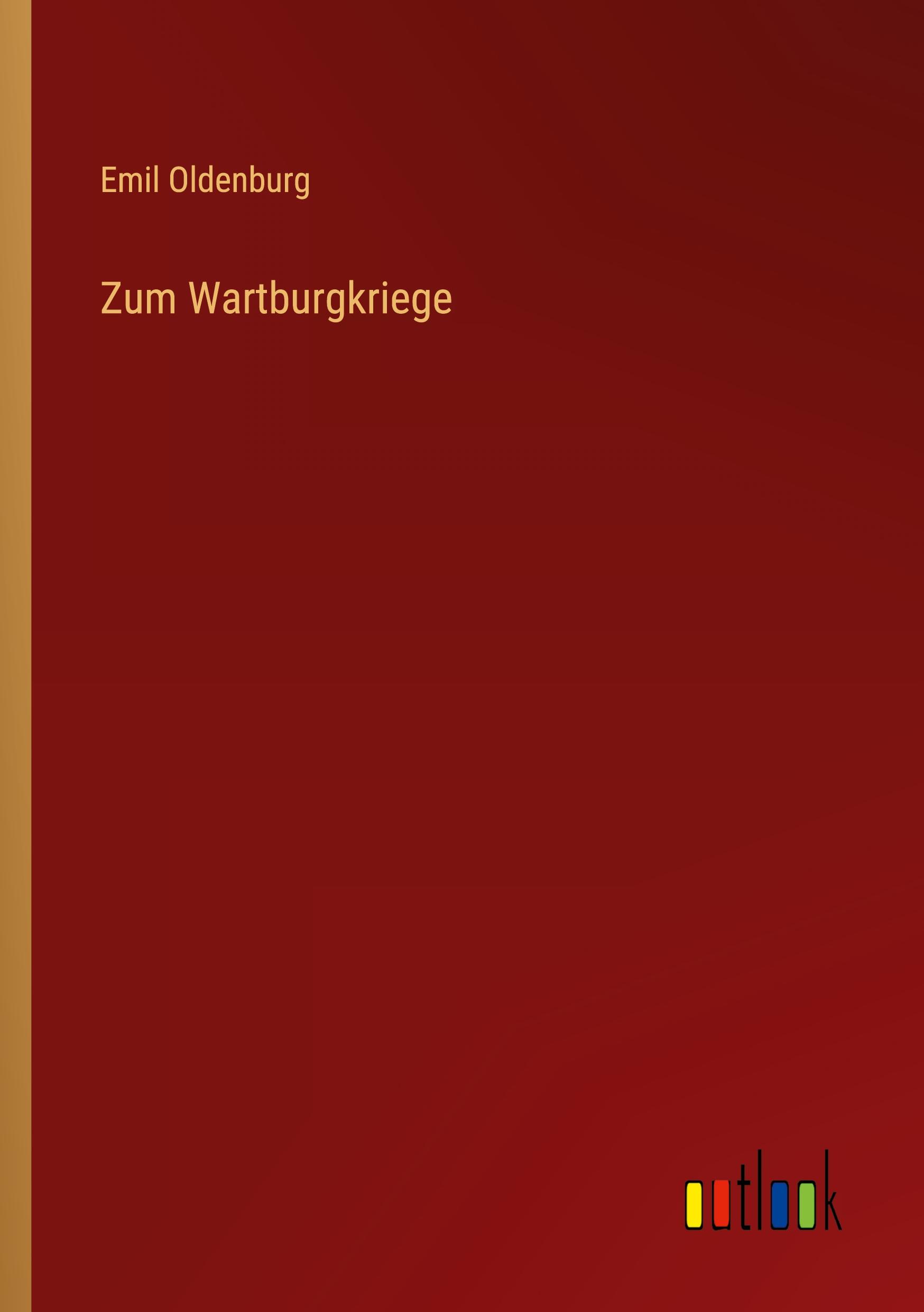 Vorderes Coverbild Zum Wartburgkriege