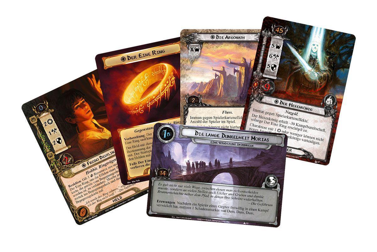 Beispielinhalt (Bild) Herr der Ringe Das Kartenspiel - Die Gefährten