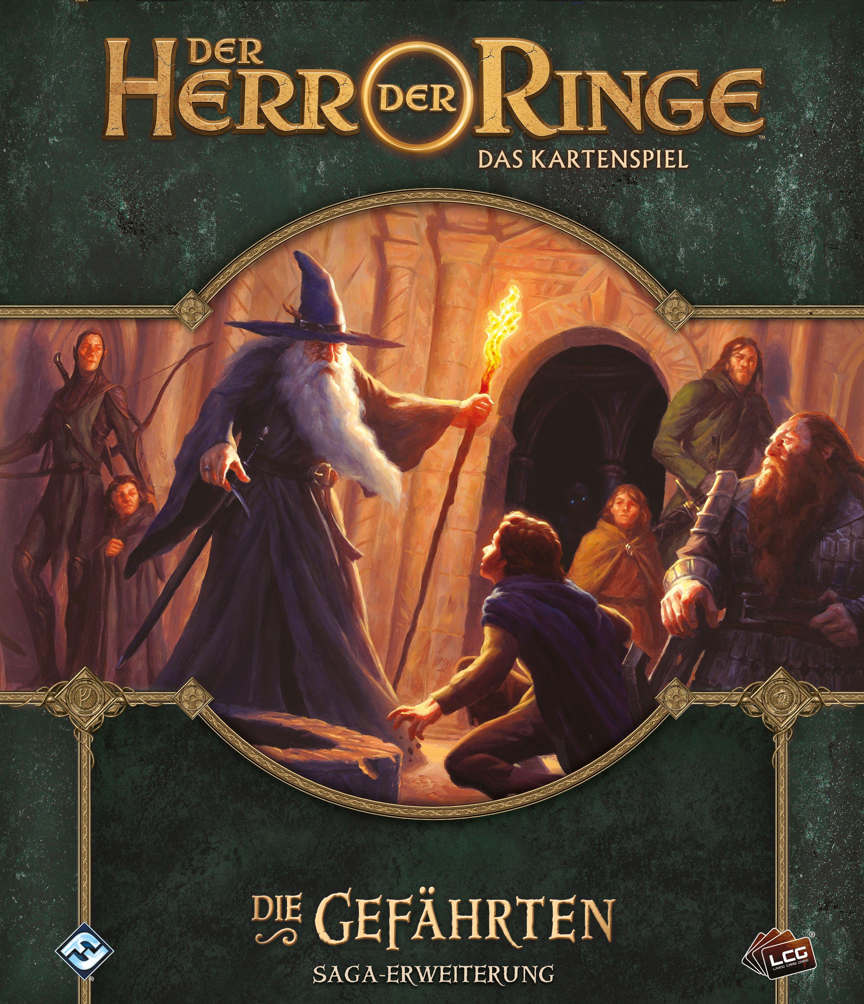 Vorderes Coverbild Herr der Ringe Das Kartenspiel - Die Gefährten