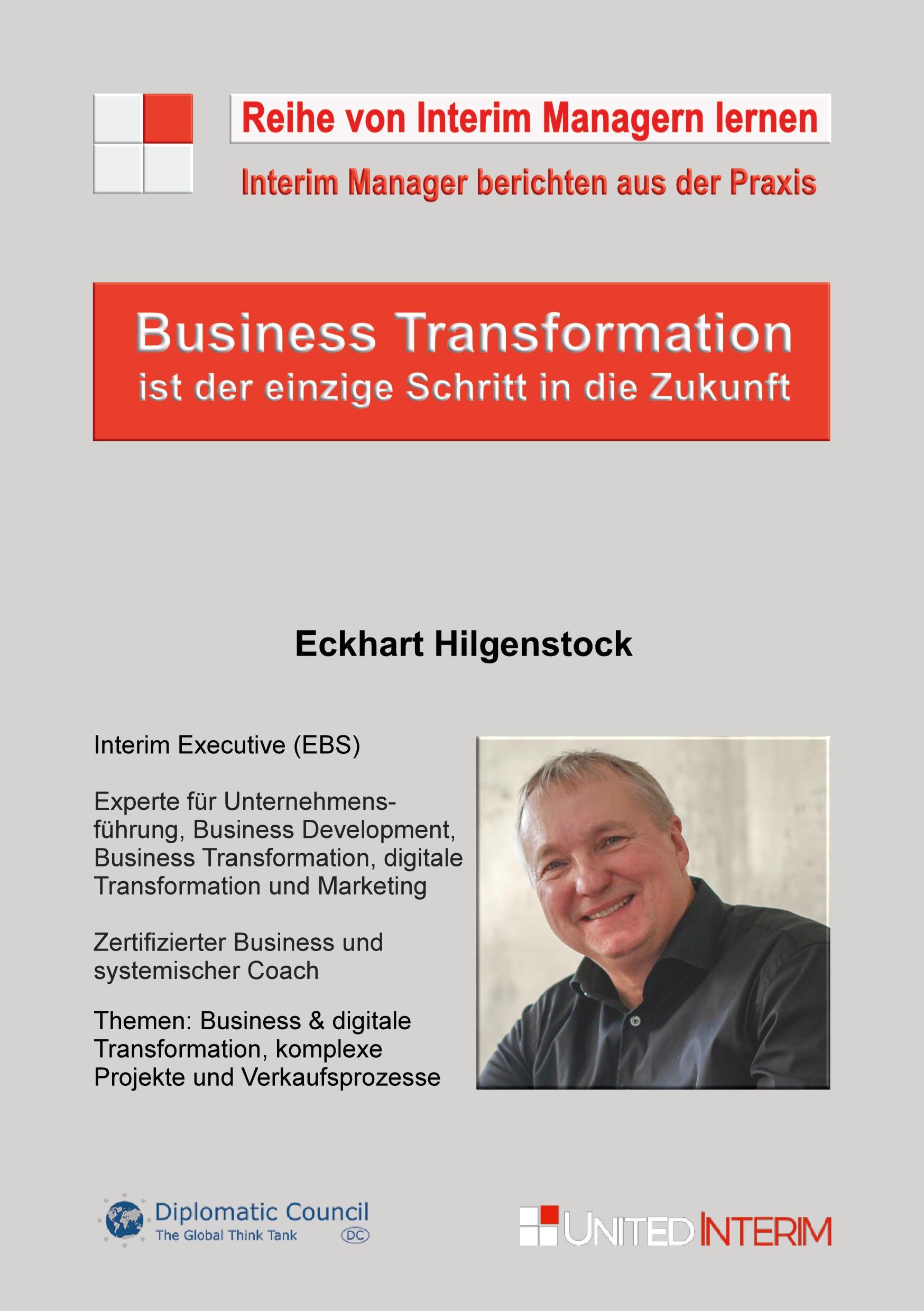 Vorderes Coverbild Business Transformation ist der einzige Weg in die Zukunft