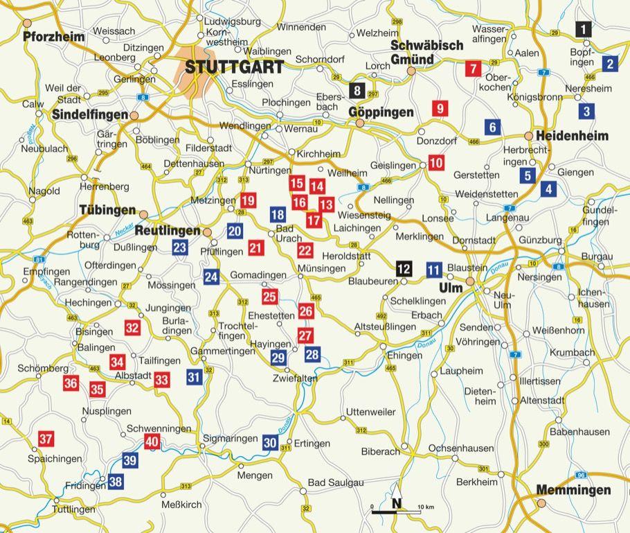 Beispielinhalt (Bild) Zeit zum Wandern Schwäbische Alb