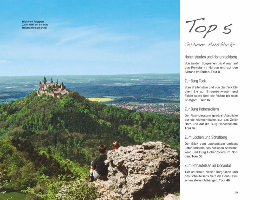 Beispielinhalt (Bild) Zeit zum Wandern Schwäbische Alb