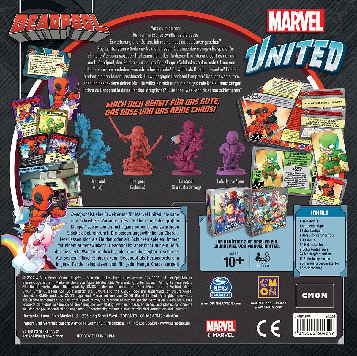 Beispielinhalt (Bild) Marvel United: Deadpool