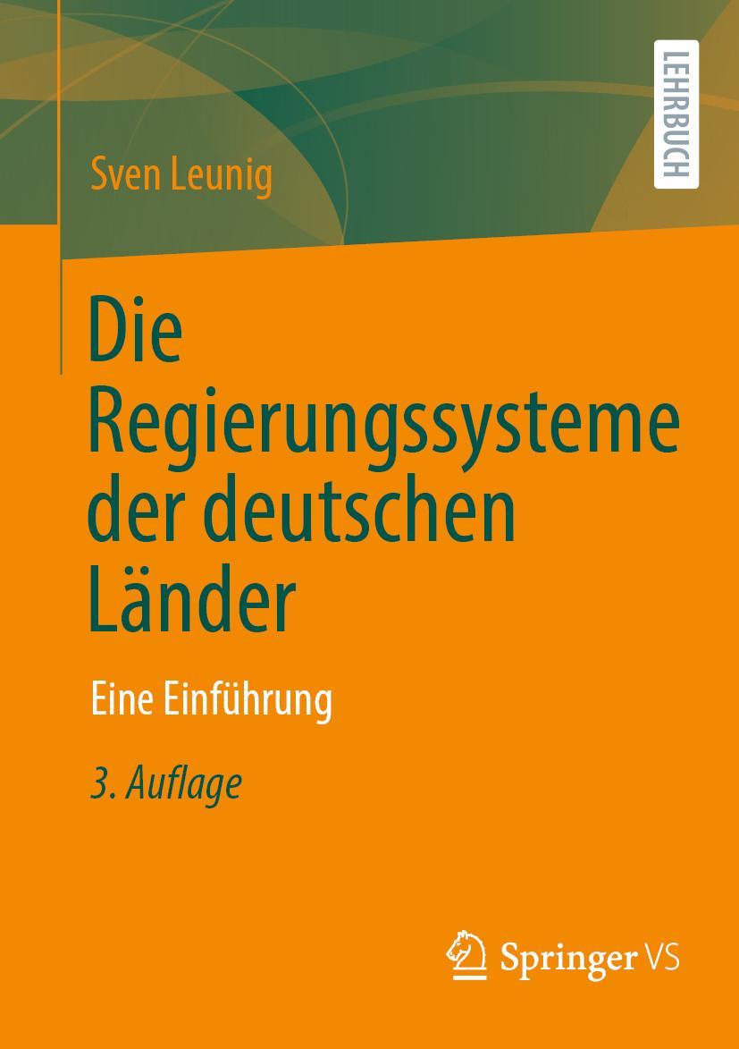Vorderes Coverbild Die Regierungssysteme der deutschen Länder