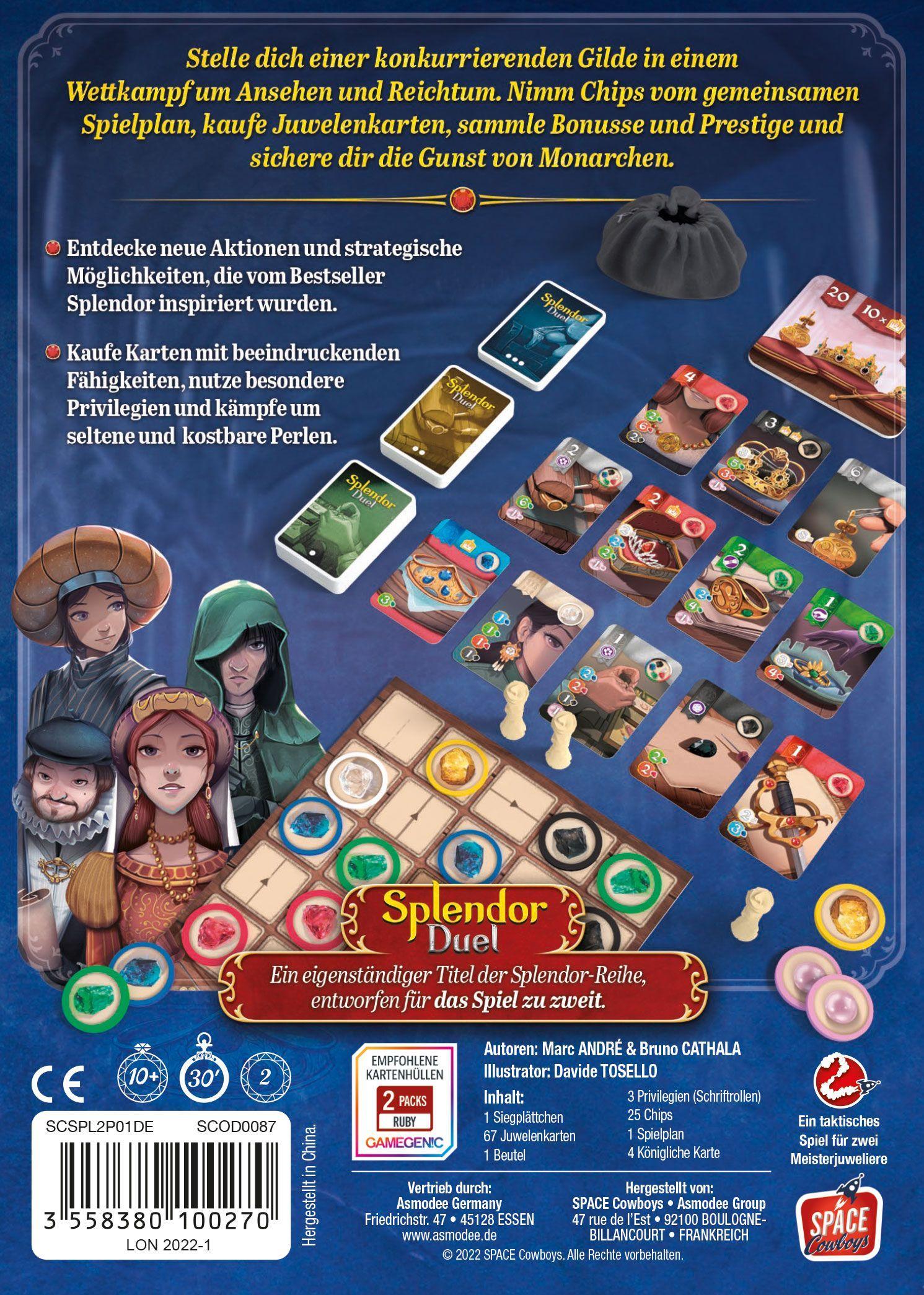 Beispielinhalt (Bild) Splendor Duel