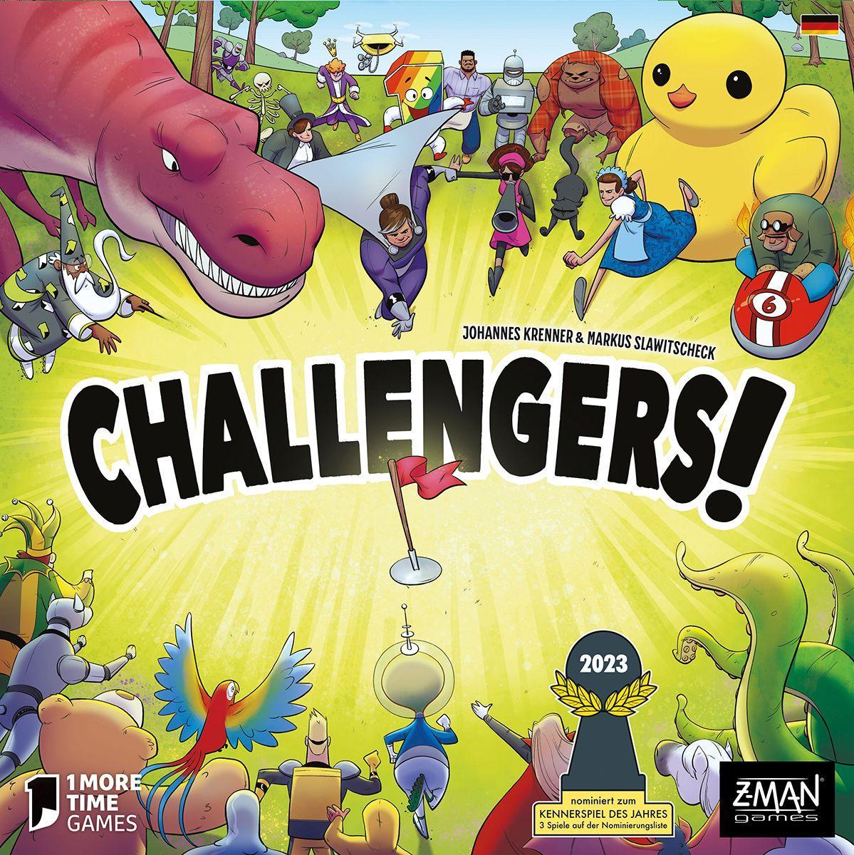 Vorderes Coverbild Challengers! - Kennerspiel des Jahres