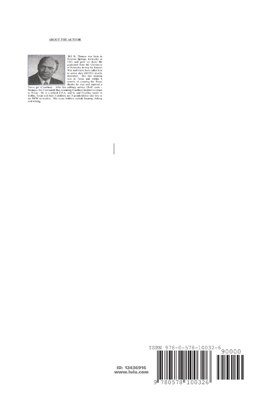 Rückseitencover MY MOSTMEMORABLE ADVENTURES