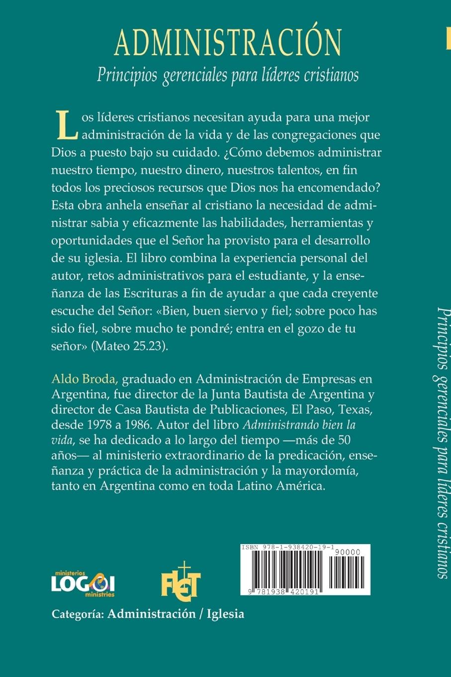 Rückseitencover Administración